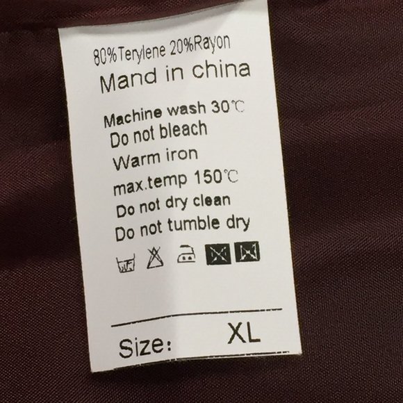 Ladies Size XL Burgundy 3 Piece Business Suit - Picture 11 of 14